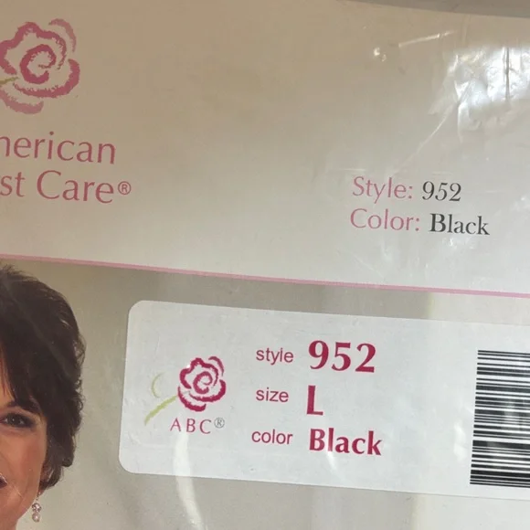 Black Post-Surgical Mastectomy Camisole NIP! - Picture 4 of 4